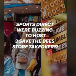 sports direct hosting save the bees